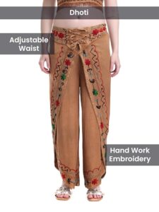 women with dhoti pant